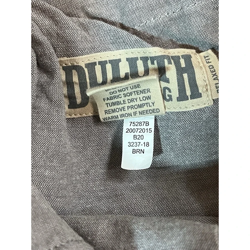 Duluth Trading Co Mens Flex Ballroom Khakis Brown Relaxed Fit Work Pants 32x30